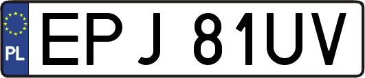EPJ81UV