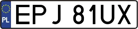 EPJ81UX