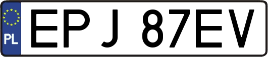 EPJ87EV