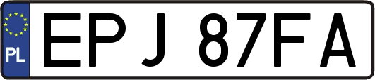 EPJ87FA