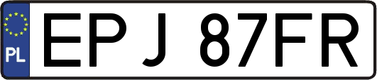 EPJ87FR