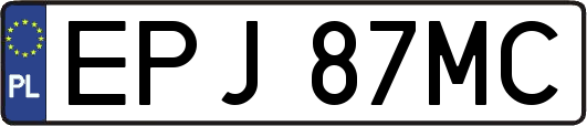 EPJ87MC