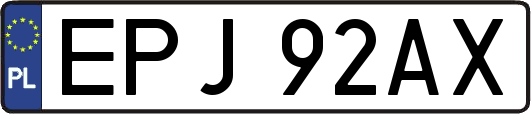 EPJ92AX