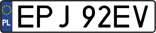 EPJ92EV