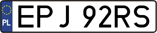 EPJ92RS