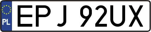 EPJ92UX