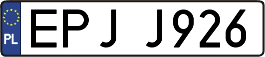 EPJJ926
