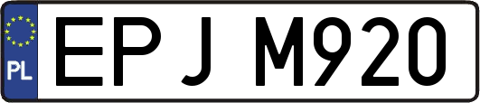 EPJM920