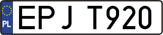 EPJT920