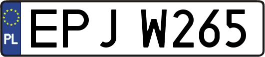 EPJW265