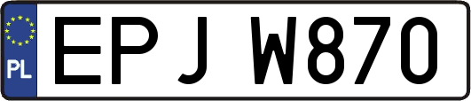 EPJW870