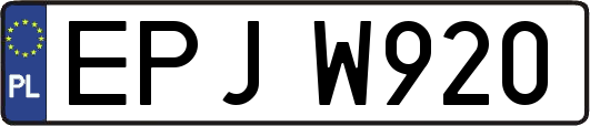 EPJW920