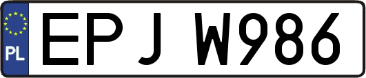 EPJW986
