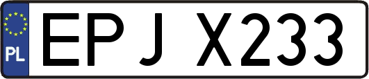 EPJX233