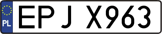 EPJX963