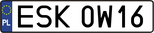 ESK0W16