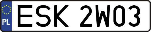 ESK2W03