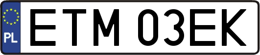 ETM03EK