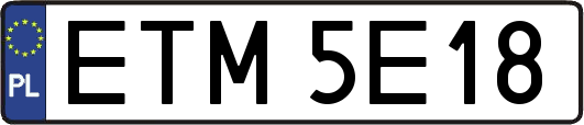 ETM5E18