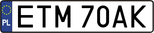 ETM70AK