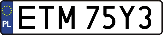 ETM75Y3