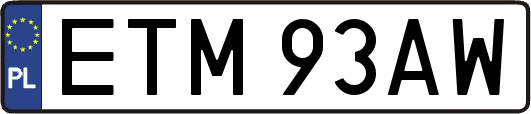 ETM93AW