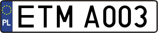 ETMA003