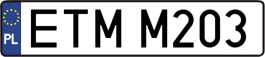 ETMM203
