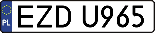 EZDU965