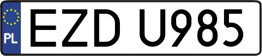 EZDU985