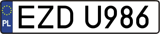 EZDU986