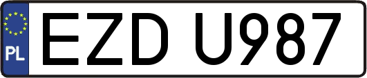 EZDU987