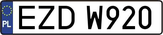 EZDW920