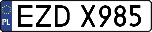EZDX985