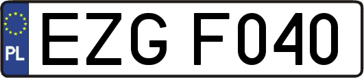 EZGF040