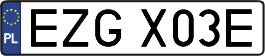 EZGX03E