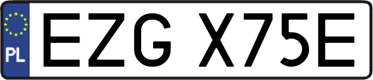 EZGX75E