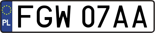 FGW07AA