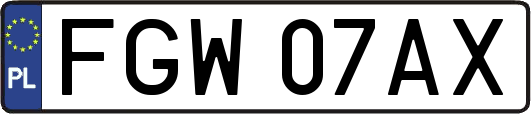 FGW07AX