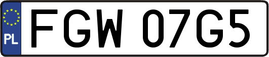 FGW07G5