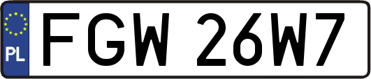 FGW26W7