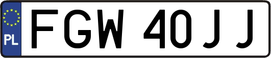 FGW40JJ