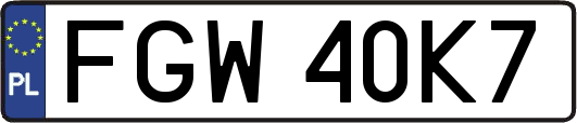 FGW40K7