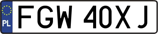 FGW40XJ