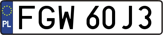 FGW60J3