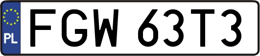 FGW63T3