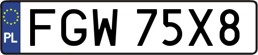 FGW75X8