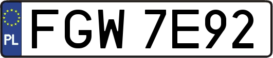 FGW7E92