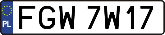 FGW7W17