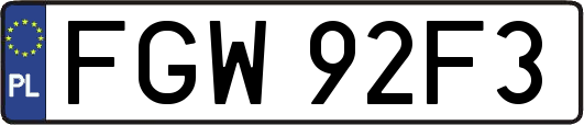 FGW92F3